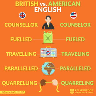 BRITISH VERSUS AMERICAN