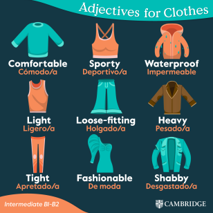 adjectives-for-clothes
