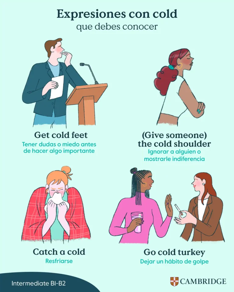 expresiones cold en ingles